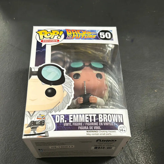 BACK TO THE FUTURE Dr Emmett Brown Pop! Vinyl Figure #50 Movie Vinyl Funko FRENLY BRICKS - Open 7 Days