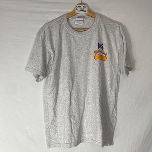 White distressed RHS warrior crew tee size L FRENLY BRICKS - Open 7 Days