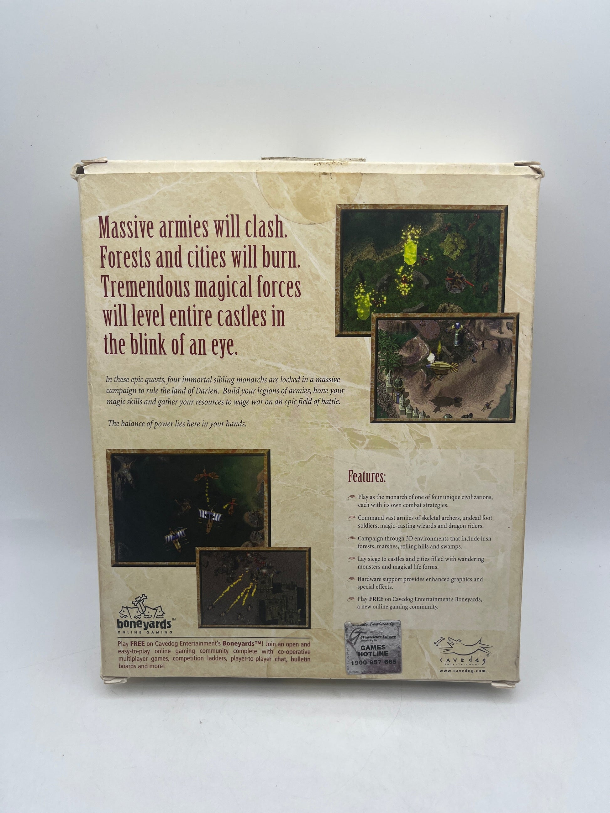 Total Annihilation Kingdoms PC Big Box, 1999 Complete Pre-Owned Test Sold As Is FRENLY BRICKS - Open 7 Days