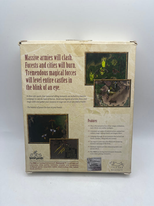 Total Annihilation Kingdoms PC Big Box, 1999 Complete Pre-Owned Test Sold As Is FRENLY BRICKS - Open 7 Days