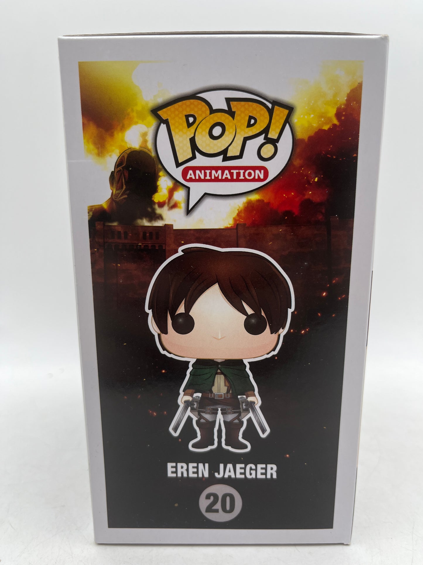 Funko Pop Anime Attack on Titan Eren Jaeger #20 Black & White Vinyl Figure