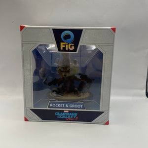 Marvel Guardians of The Galaxy Vol 2 QFig Rocket And Groot Figure Statue FRENLY BRICKS - Open 7 Days