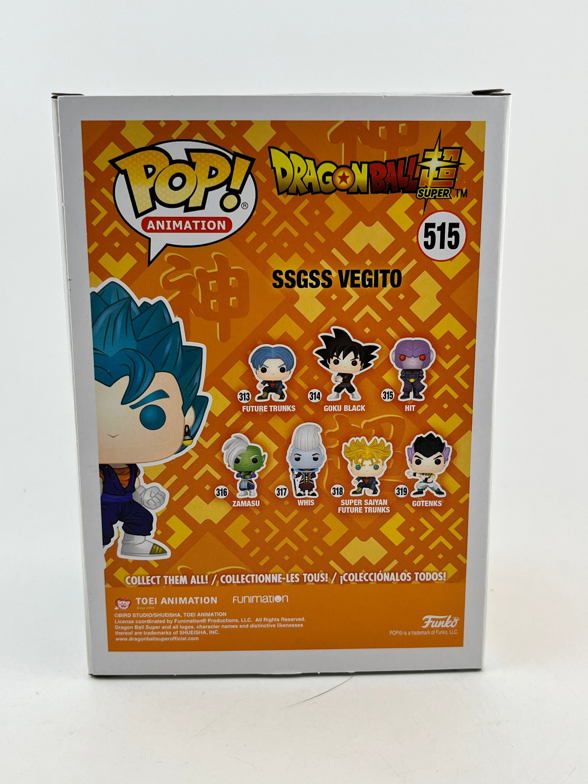 Funko POP! Animation Dragon Ball Super - SSGSS Vegito #515 - Vinyl Collectable FRENLY BRICKS - Open 7 Days