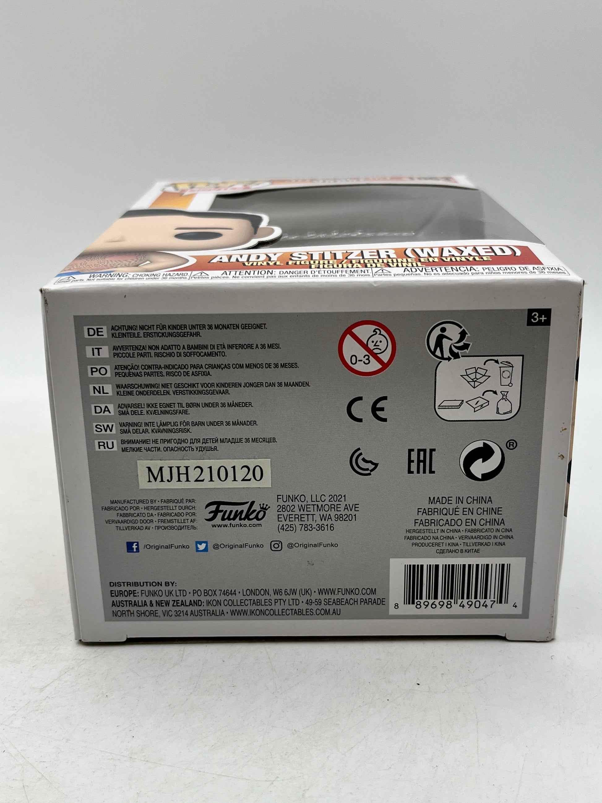 Funko POP! Movies The 40-year Old Virgin - Andy Stitzer #1063 - Vinyl Collectable FRENLY BRICKS - Open 7 Days