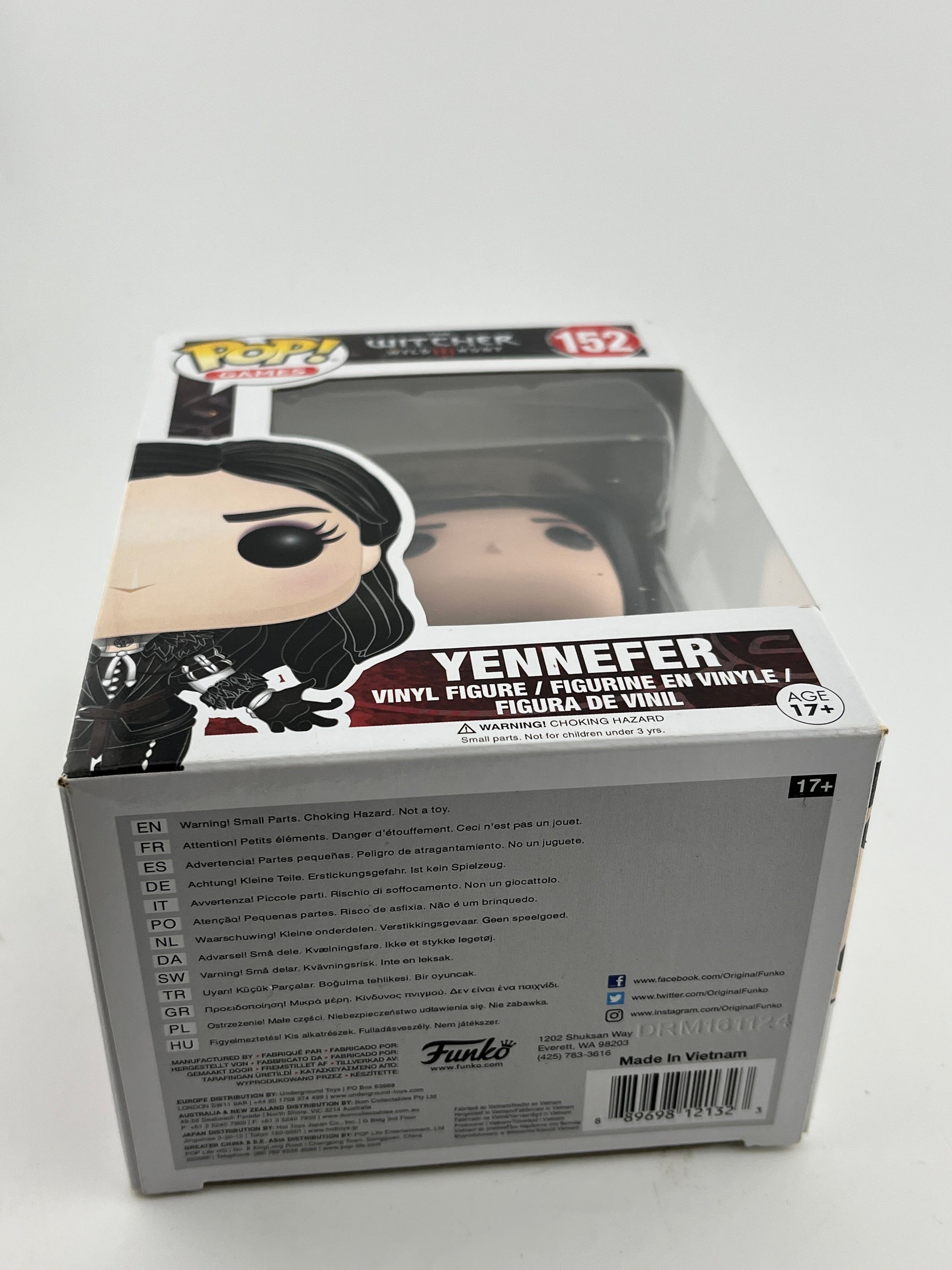 Funko POP! Games The Witcher - Yennefer #152 - Vinyl Collectable FRENLY BRICKS - Open 7 Days