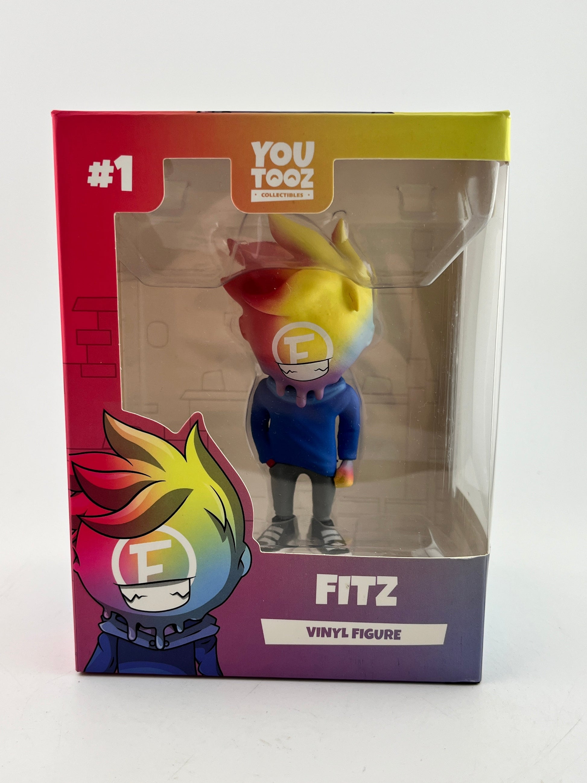 YouTooz Collectibles - Fitz #1 - Vinyl Collectable - Rainbow FRENLY BRICKS - Open 7 Days