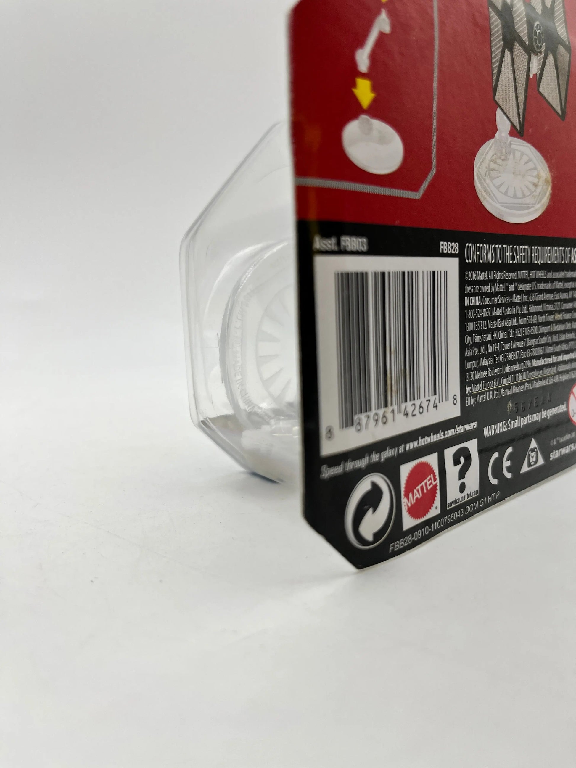 Hot Wheels Star Wars Die-Cast Starships First Order Tie Fighter - Sealed FRENLY BRICKS - Open 7 Days