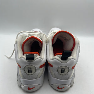 Nike Air Barrage Low Rucker Park Size 12 USED ORANGE/WHITE FRENLY BRICKS - Open 7 Days