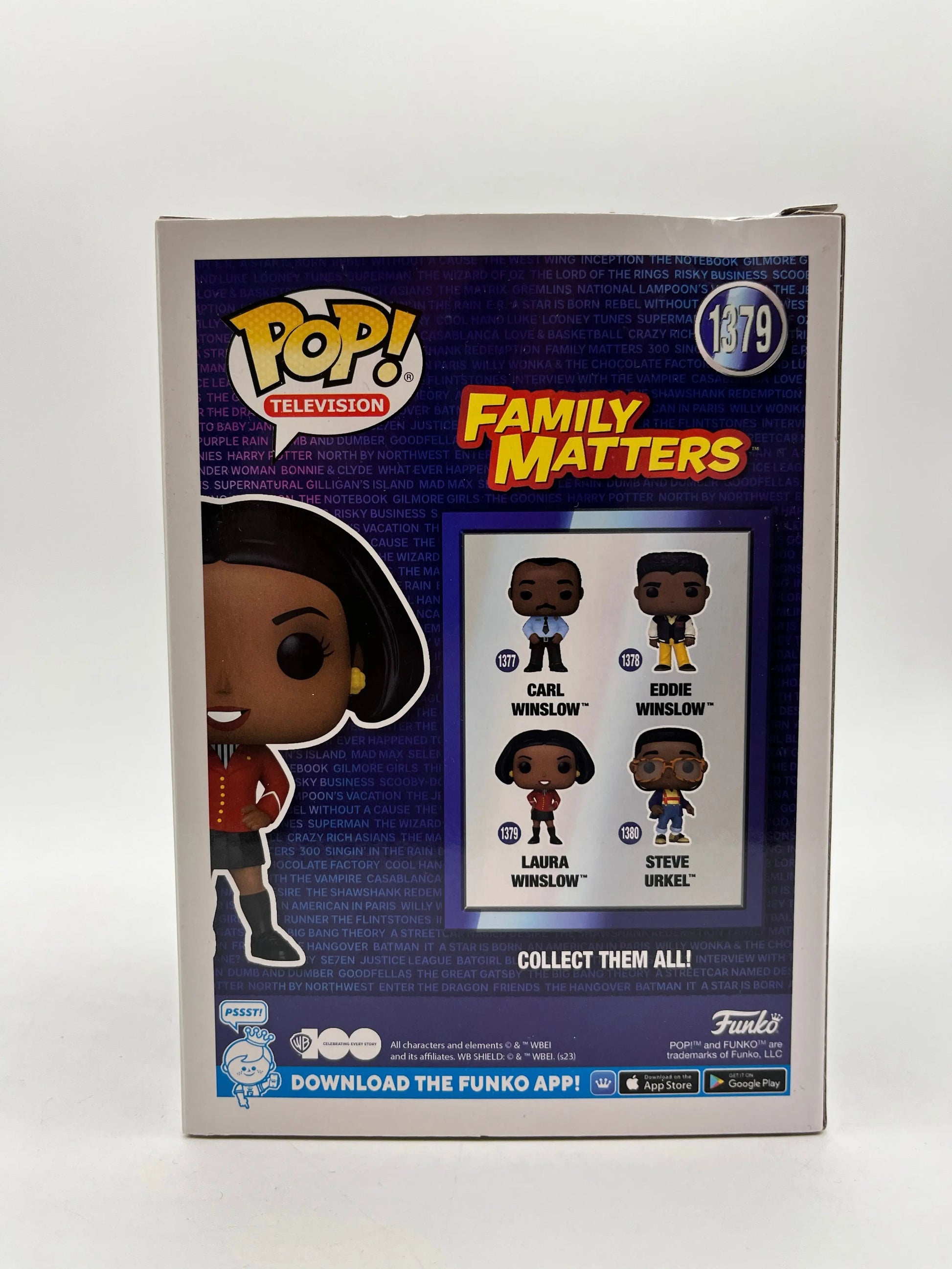 Funko POP! Television WB 100 Years Family Matters Laura Winslow #1379 - Vinyl Figure FRENLY BRICKS - Open 7 Days