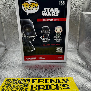 Pop Vinyl #158 Star Wars  Darth Vader FRENLY BRICKS - Open 7 Days