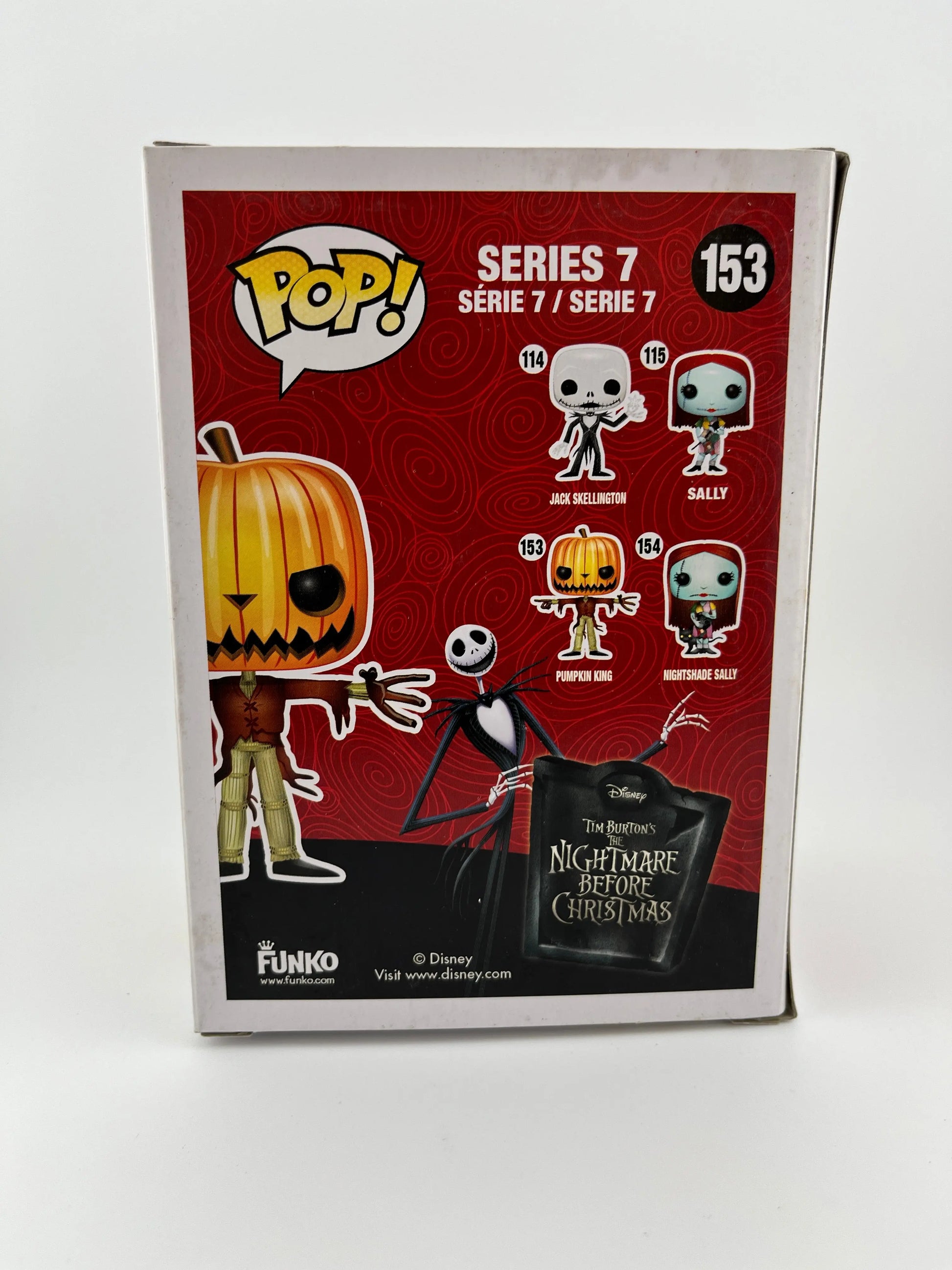 Funko POP! Disney Nightmare Before Christmas Pumpkin King #153 - Vinyl Collectable FRENLY BRICKS - Open 7 Days