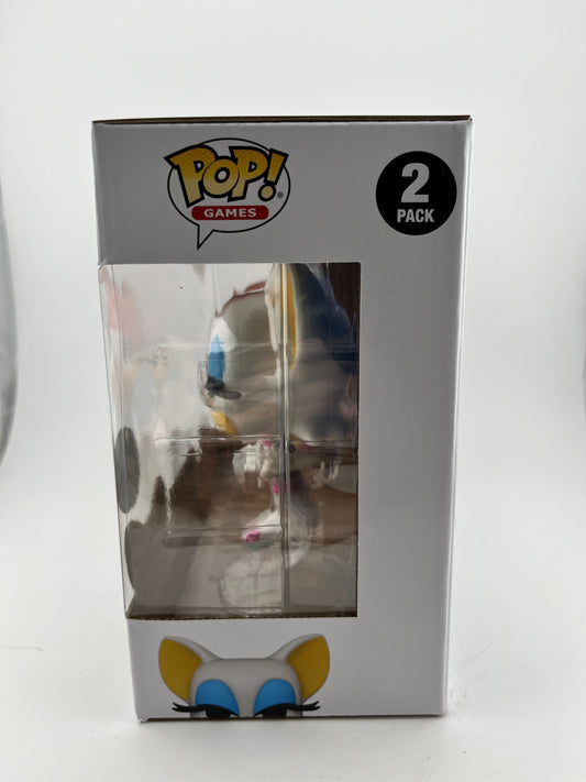 Funko POP! Games Sonic The Hedgehog - Knuckles & Rouge (2 Pack) - Special Edition FRENLY BRICKS - Open 7 Days
