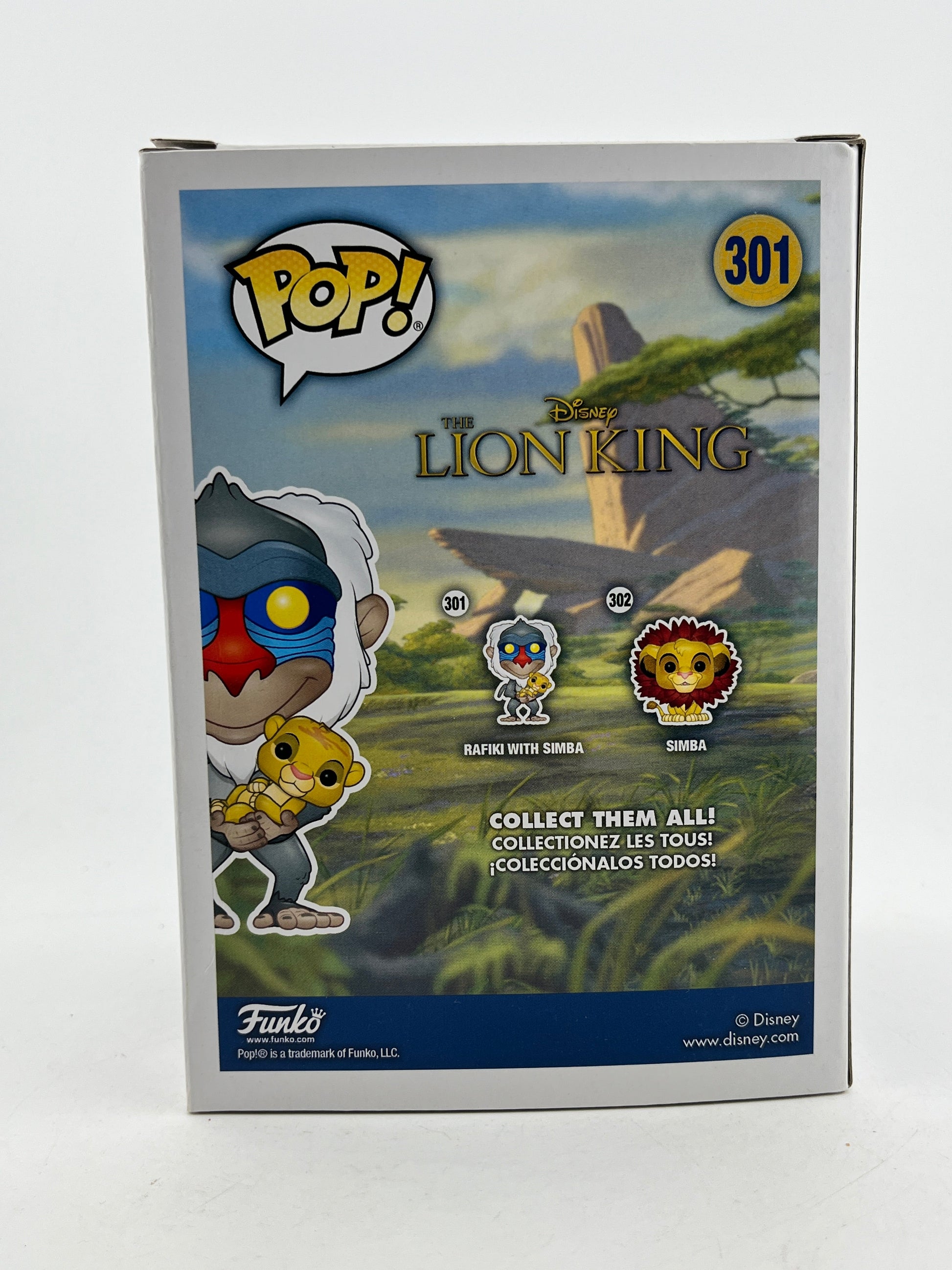Funko POP! Disney - Rafiki With Simba #301 - Flocked FRENLY BRICKS - Open 7 Days