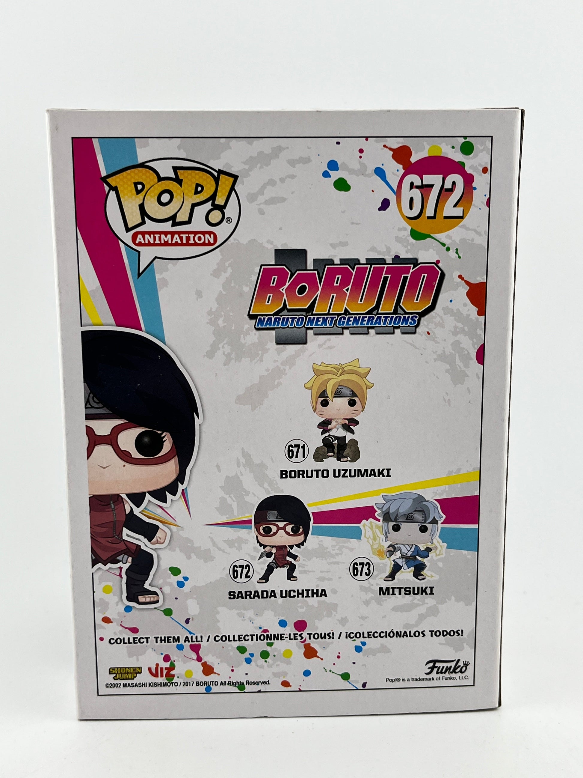 Funko POP! Animation Boruto - Sarada Uchina #672 - Vinyl Collectable FRENLY BRICKS - Open 7 Days
