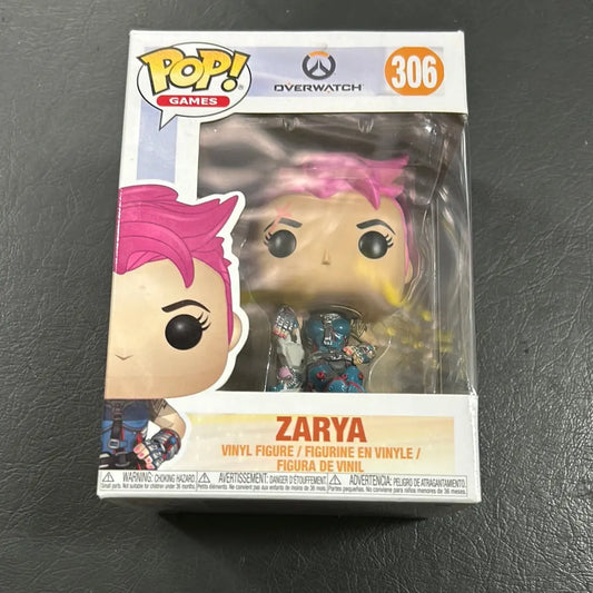 Funko Pop Games Overwatch #306 Zarya Vinyl FRENLY BRICKS - Open 7 Days