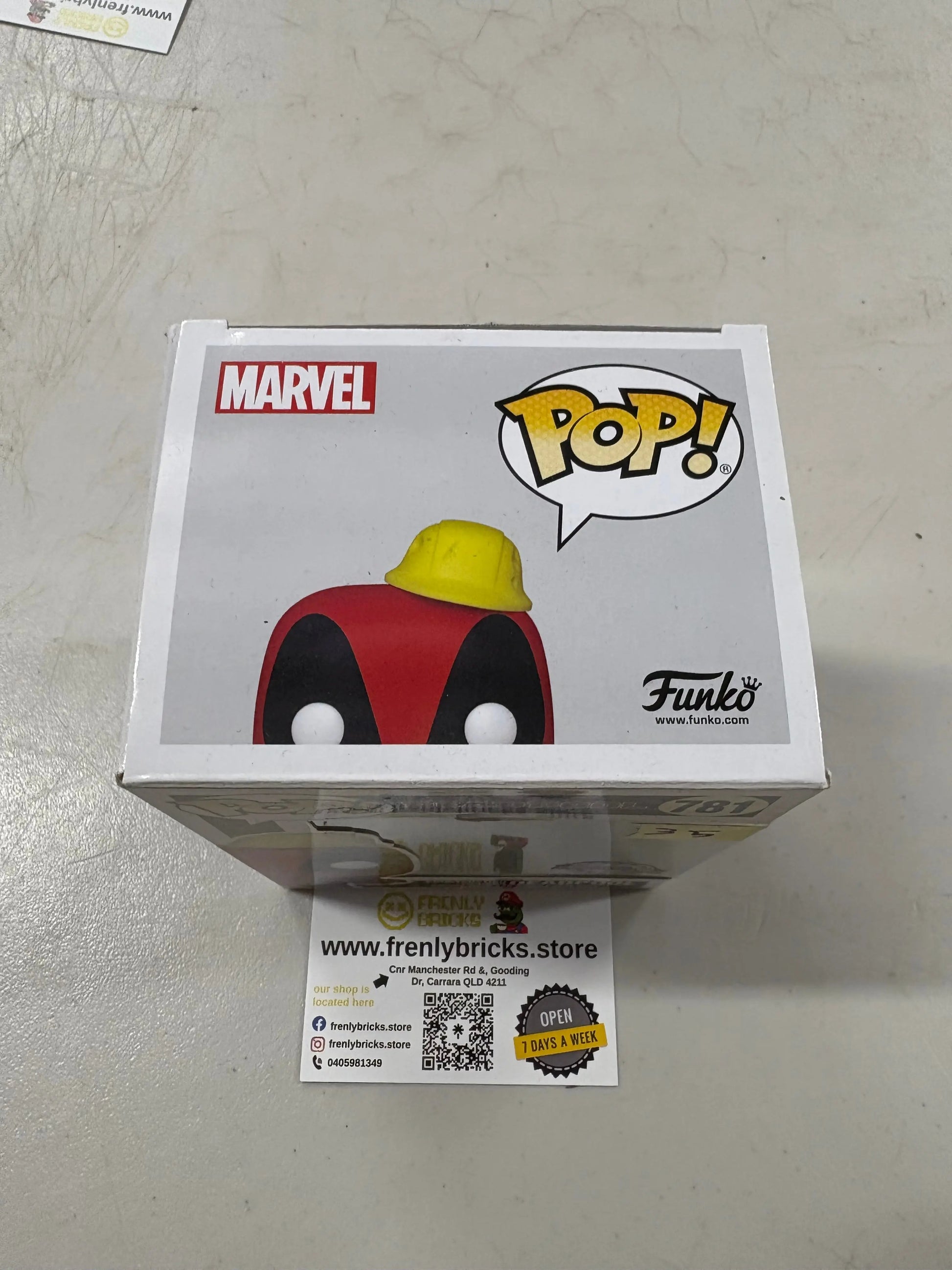 Funko Pop Vinyl #781 DeadPool Marvel FRENLY BRICKS - Open 7 Days