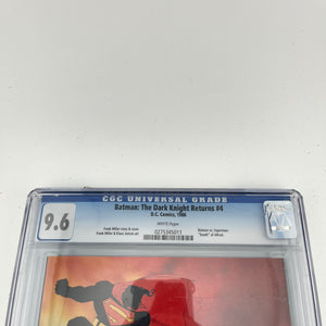 DC Comics - Batman: The Dark Knight Returns #4 –  CGC 9.6 FRENLY BRICKS - Open 7 Days