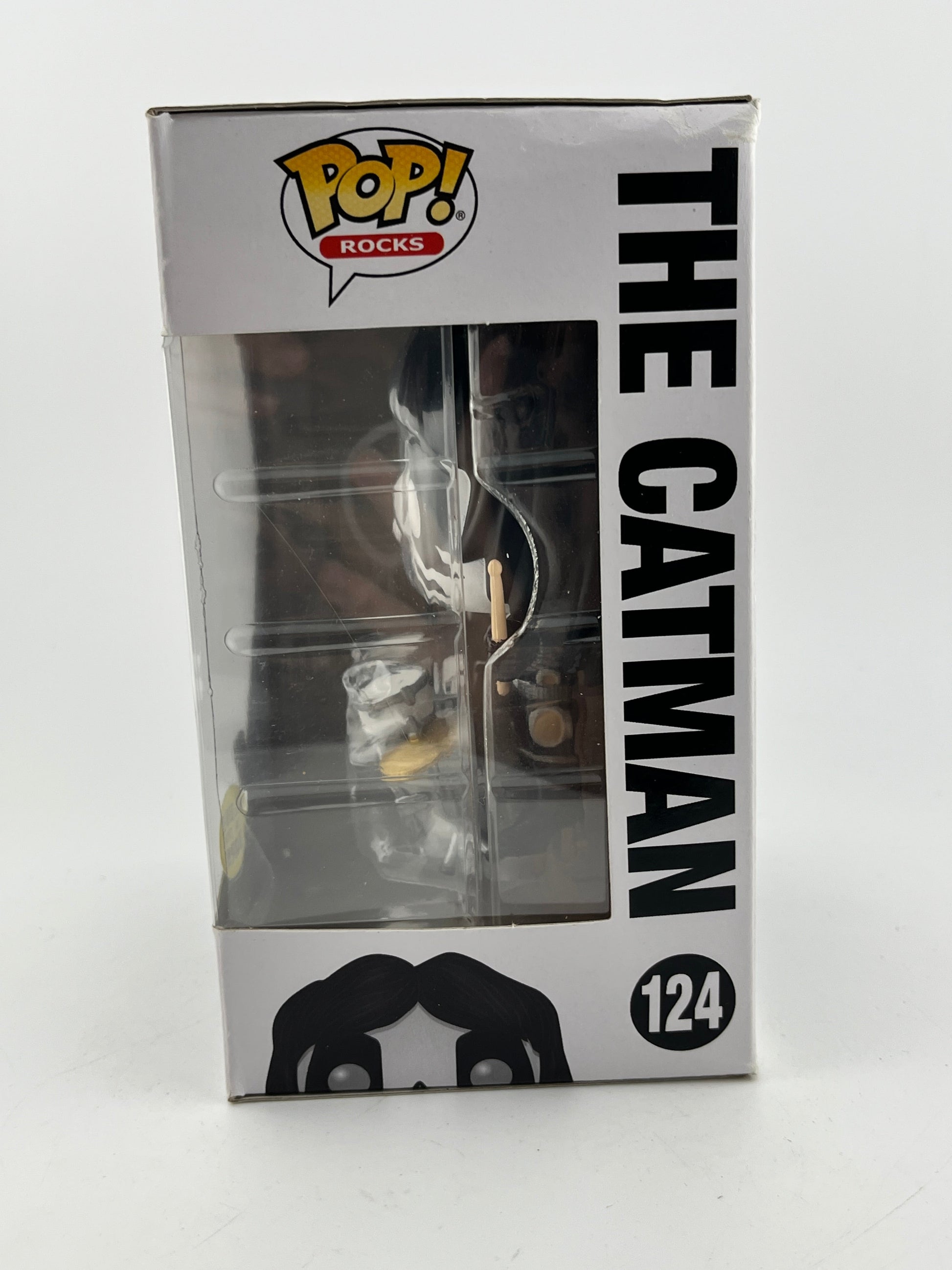 Funko POP! Rocks Kiss - The Catman #124 - Glow In The Dark - Vinyl Collectable FRENLY BRICKS - Open 7 Days