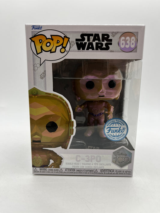 Funko POP! Star Wars C-3PO #638 - Disney 100 - Special Edition FRENLY BRICKS - Open 7 Days