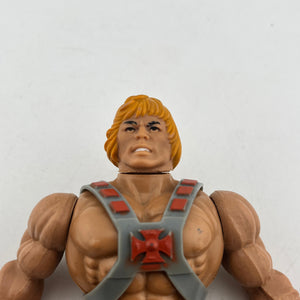 Vintage He-Man - Masters Of The Universe - Soft Head 1981 - Missing Shield FRENLY BRICKS - Open 7 Days