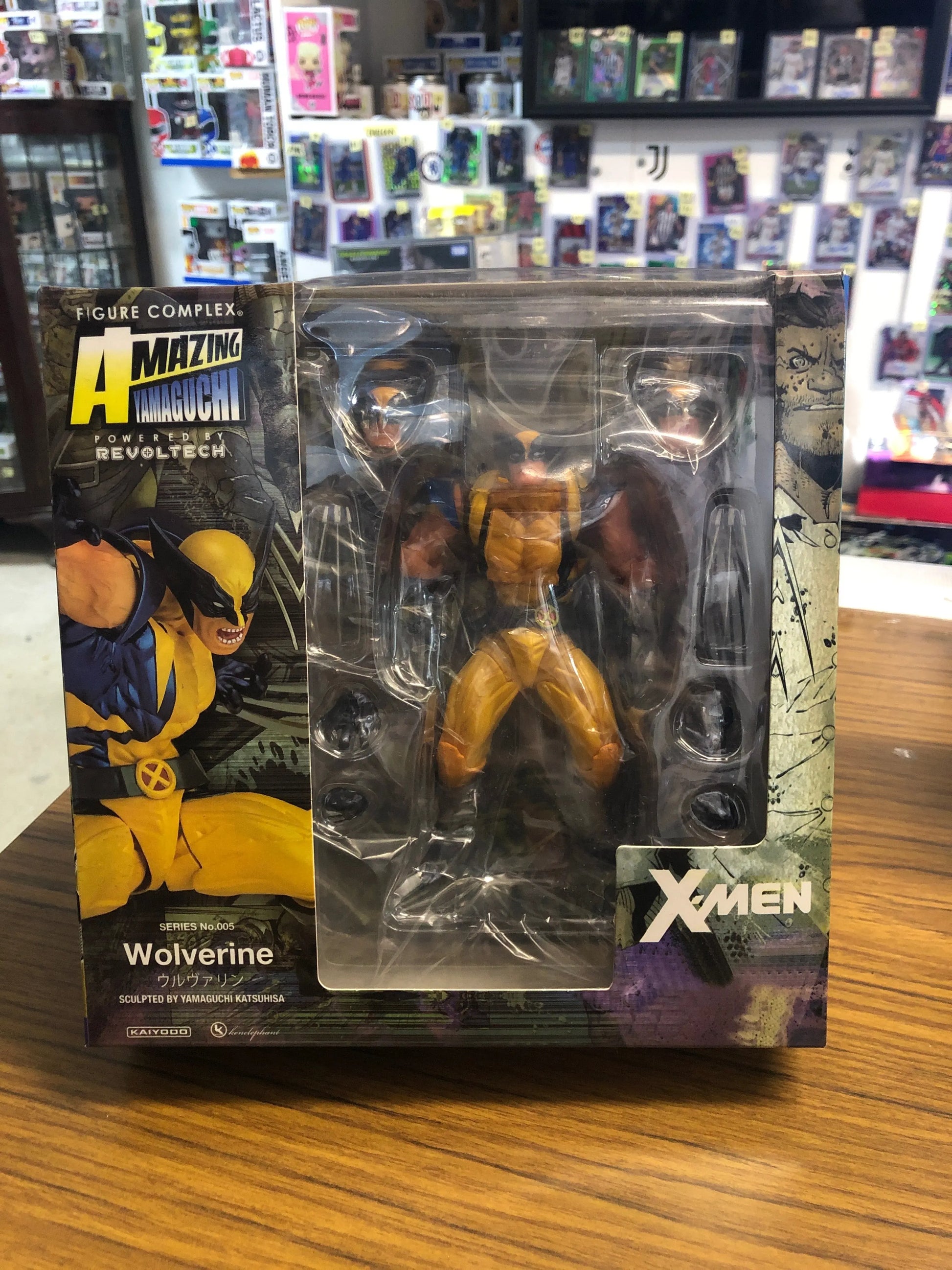 Kaiyodo Revoltech Amazing Yamaguchi No.005 Wolverine Figure US Authentic FRENLY BRICKS - Open 7 Days