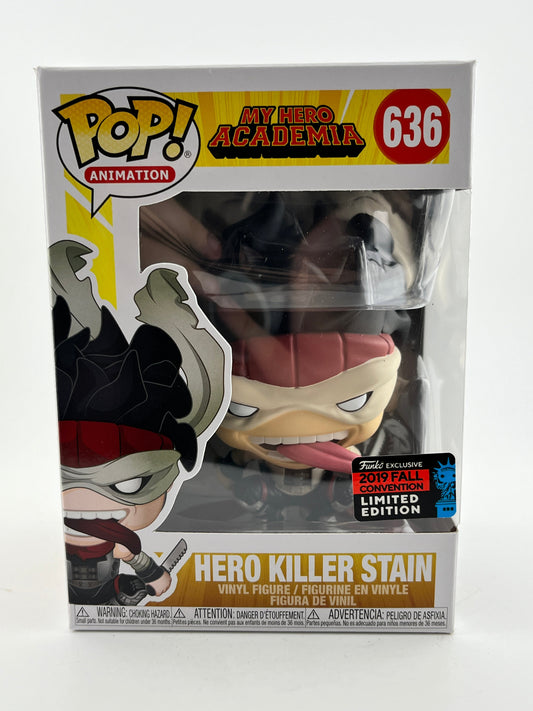 Funko POP! Animation My Hero Academia - Hero Killer Stain #636 - 2019 Convention Exclusive FRENLY BRICKS - Open 7 Days