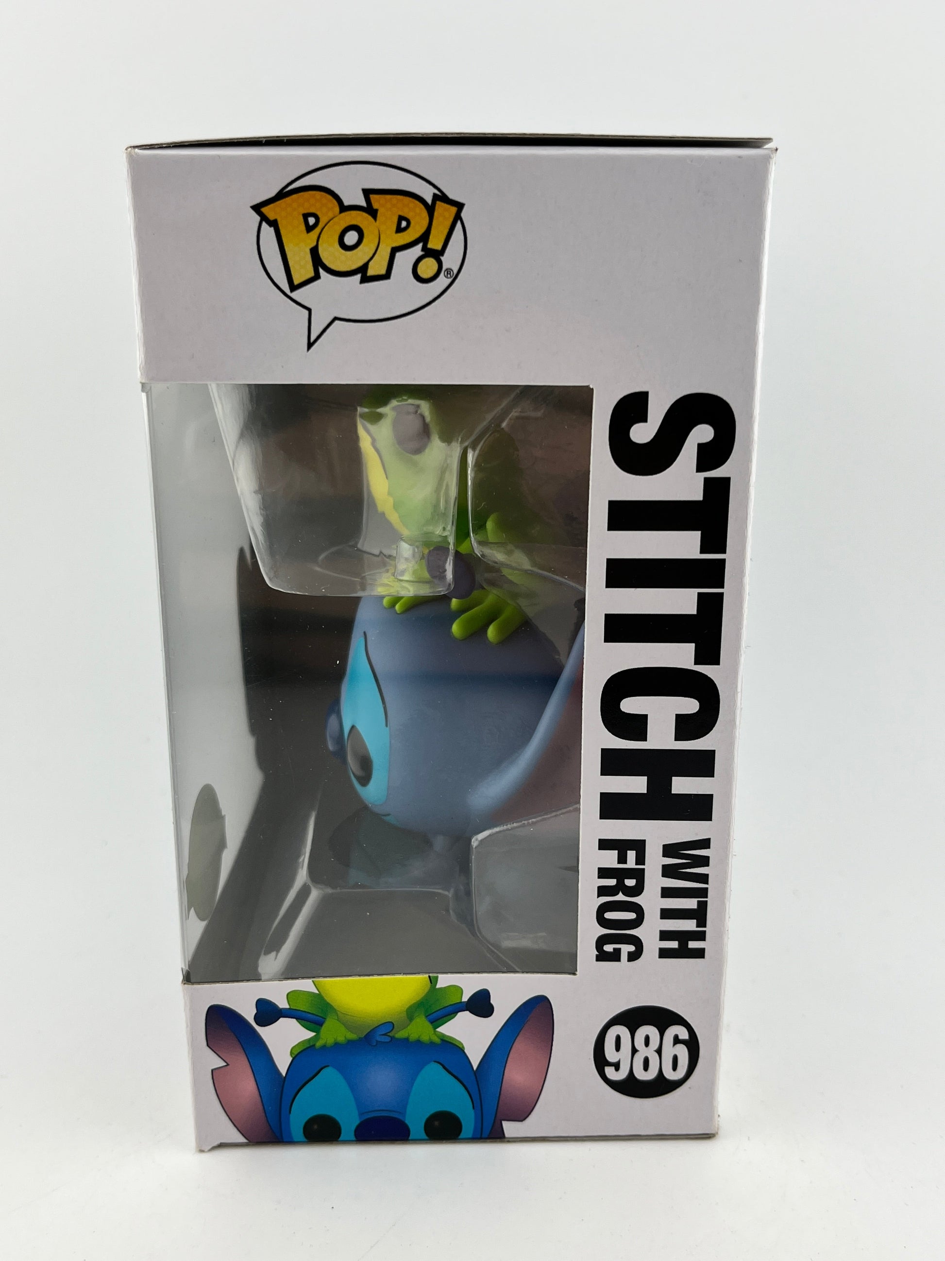 Funko POP! Disney Lilo & Stitch - Stitch With Frog #986 - Special Edition FRENLY BRICKS - Open 7 Days
