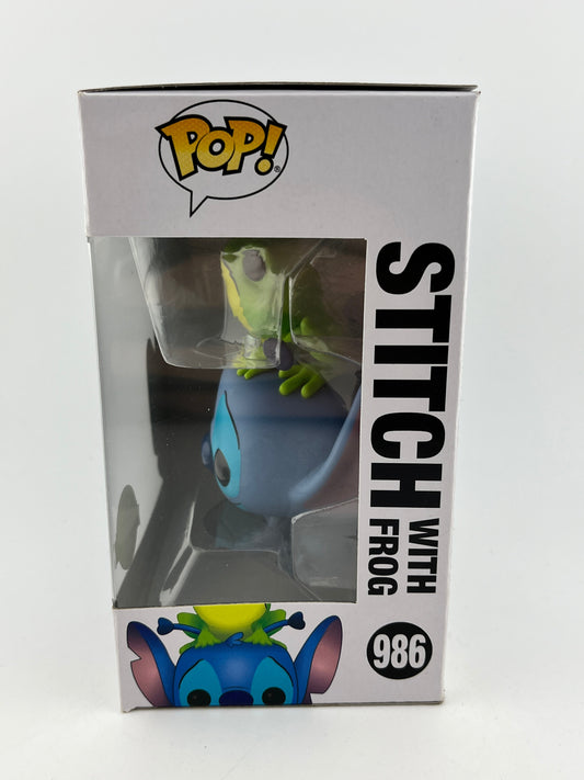 Funko POP! Disney Lilo & Stitch - Stitch With Frog #986 - Special Edition FRENLY BRICKS - Open 7 Days