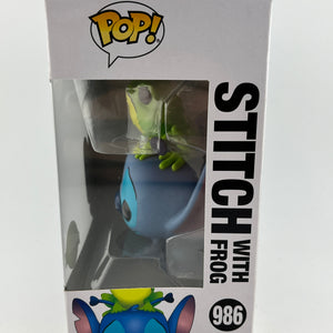 Funko POP! Disney Lilo & Stitch - Stitch With Frog #986 - Special Edition FRENLY BRICKS - Open 7 Days