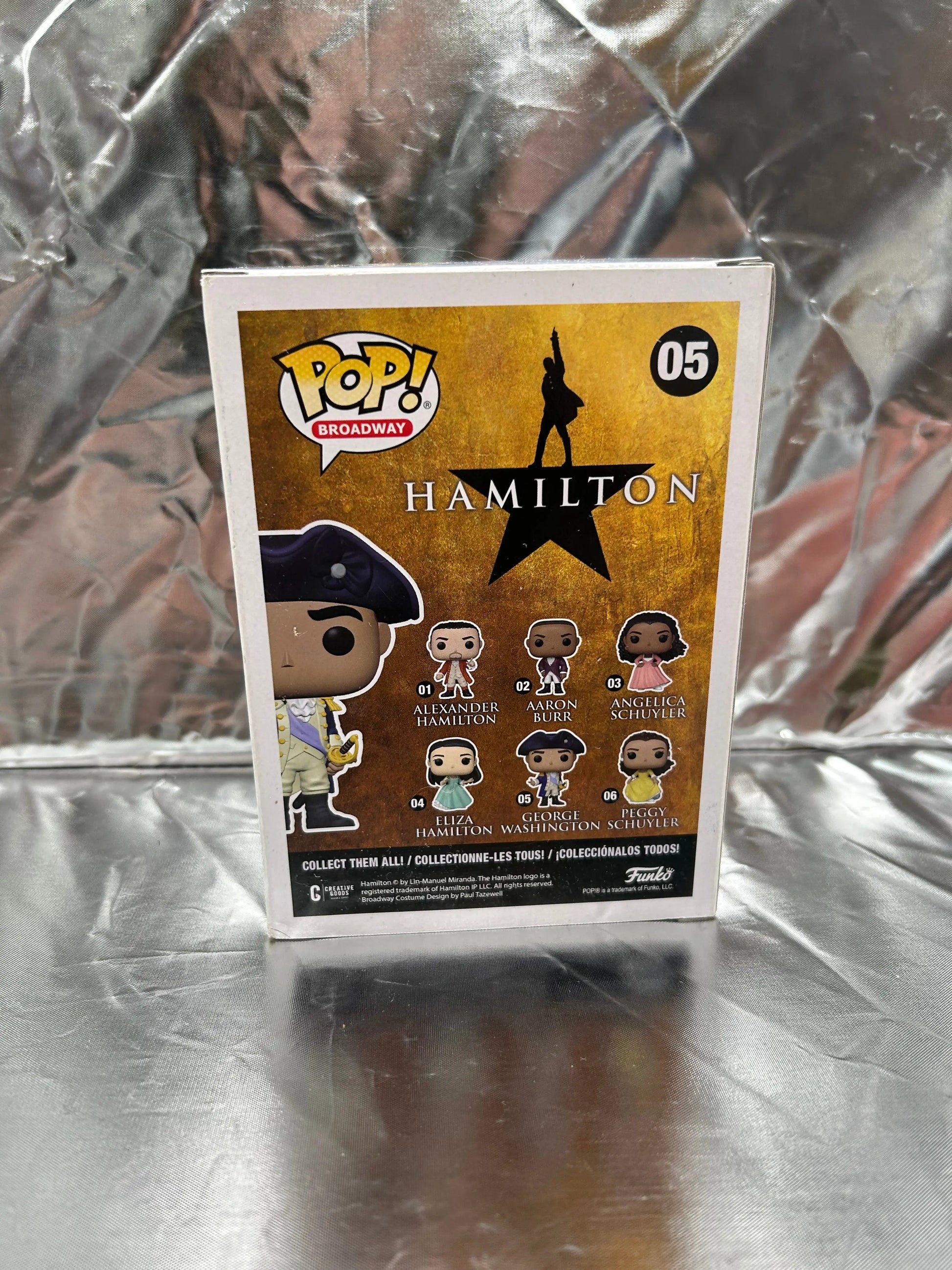 Funko POP Broadway - Hamilton- George Washington #05 FRENLY BRICKS - Open 7 Days