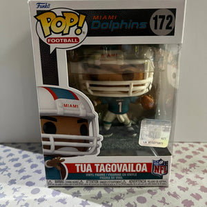 Funko Pop Vinyl Football Miami Dolphins Tua Tagovaliloa FRENLY BRICKS - Open 7 Days