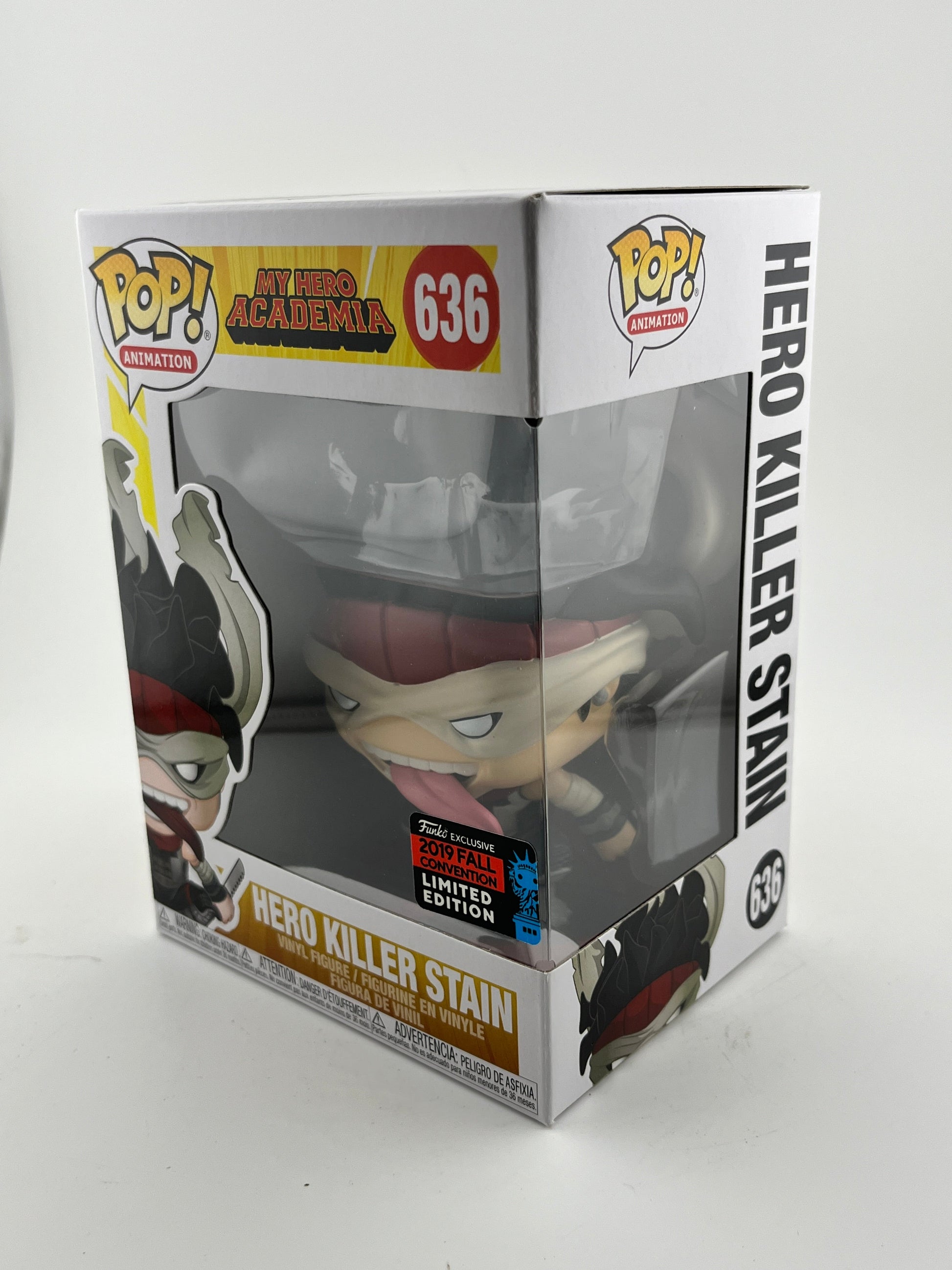 Funko POP! Animation My Hero Academia - Hero Killer Stain #636 - 2019 Convention Exclusive FRENLY BRICKS - Open 7 Days
