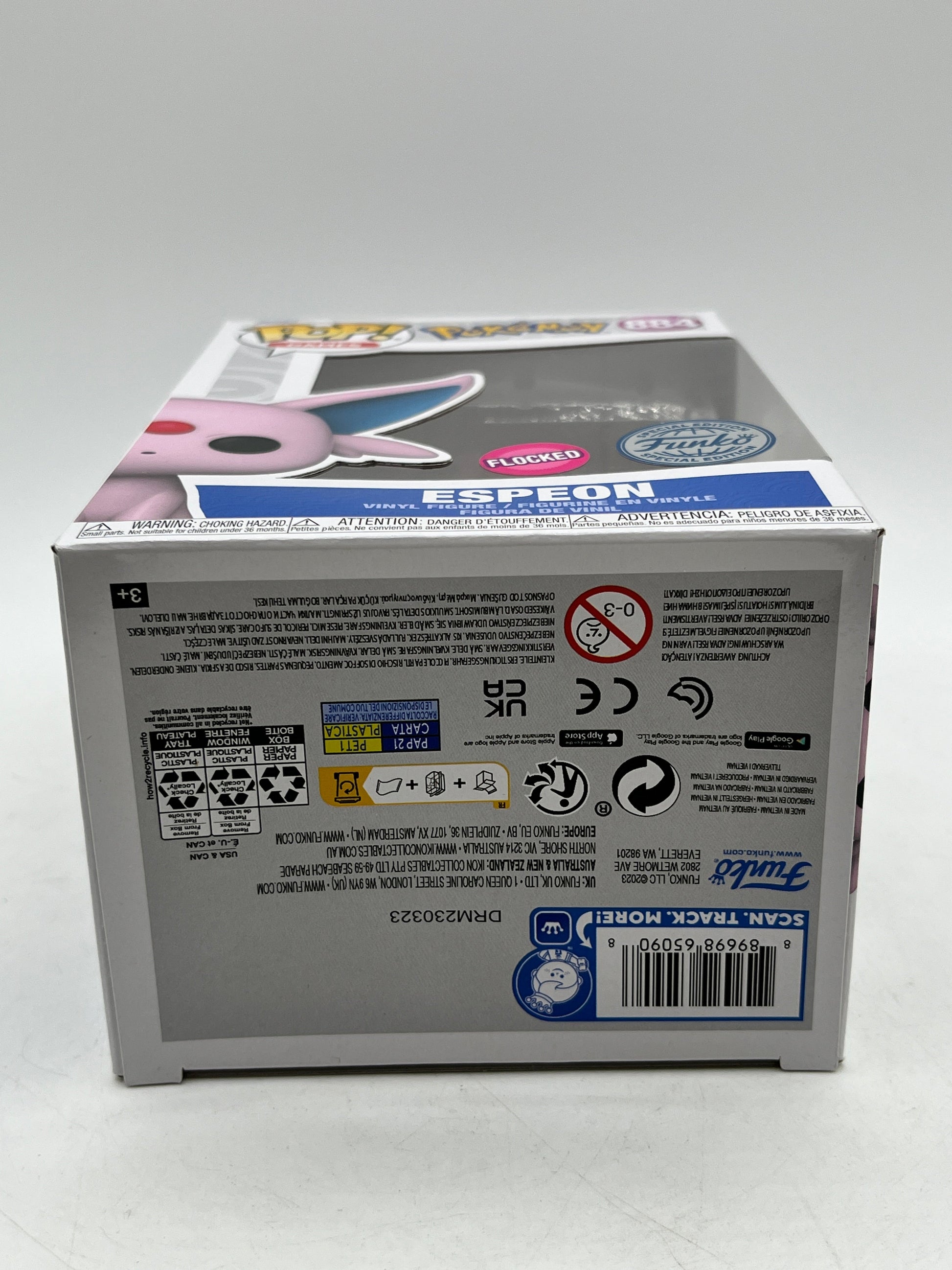 Funko POP! Pokémon - Espeon #884 - Flocked Special Edition FRENLY BRICKS - Open 7 Days