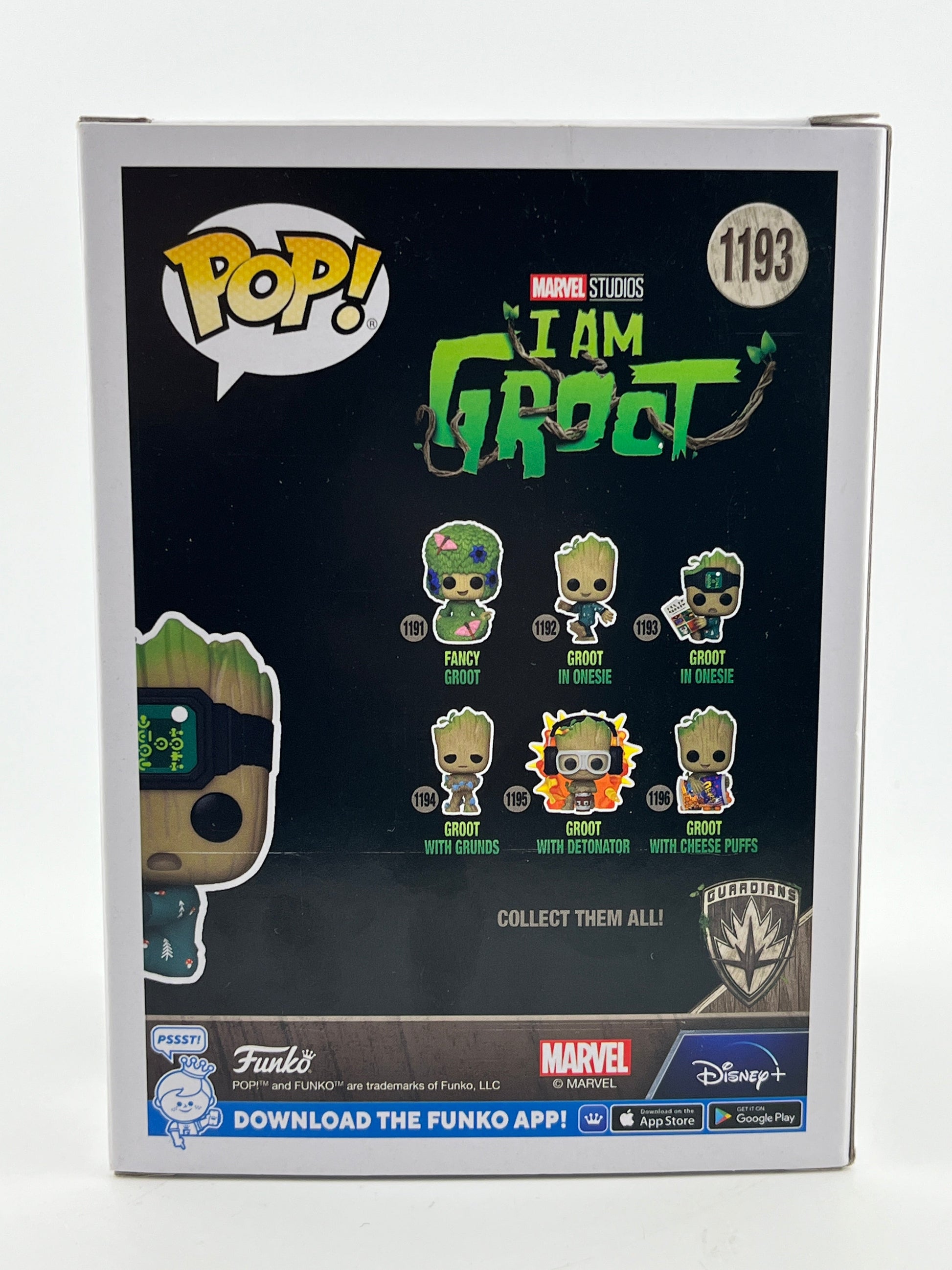 Funko POP! Marvel I Am Groot - Groot In Oniesie #1193 - Vinyl Collectable FRENLY BRICKS - Open 7 Days