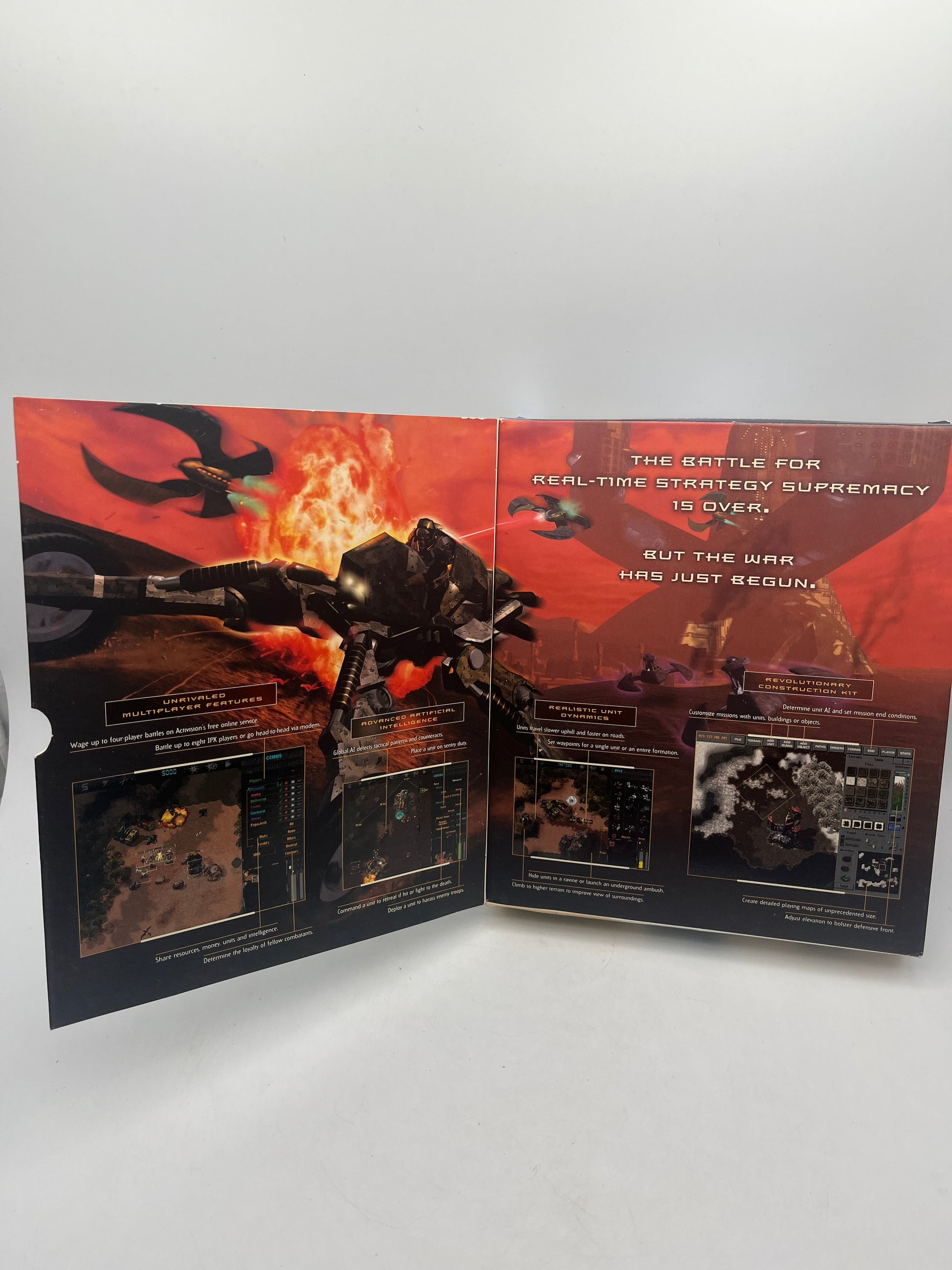 Dark Reign The Future Of War Big Box PC Game 1997 Activision +combinedshipping FRENLY BRICKS - Open 7 Days