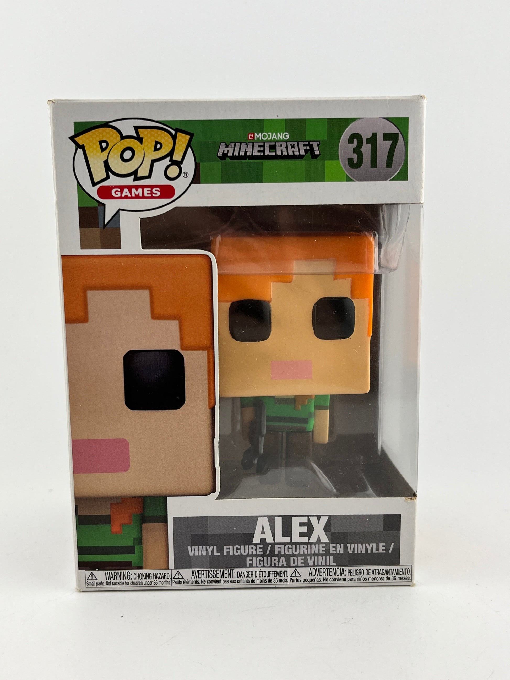 Funko POP! Games Mojang Minecraft- Alex #317 - Vinyl Collectable FRENLY BRICKS - Open 7 Days