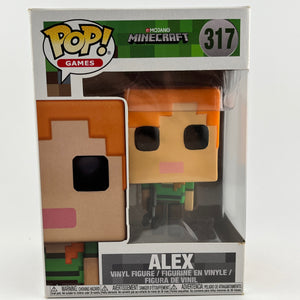 Funko POP! Games Mojang Minecraft- Alex #317 - Vinyl Collectable FRENLY BRICKS - Open 7 Days
