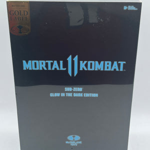 McFarlane Toys Mortal Kombat Sub Zero GITD LE Gold Label Brand NEW Sealed FRENLY BRICKS - Open 7 Days
