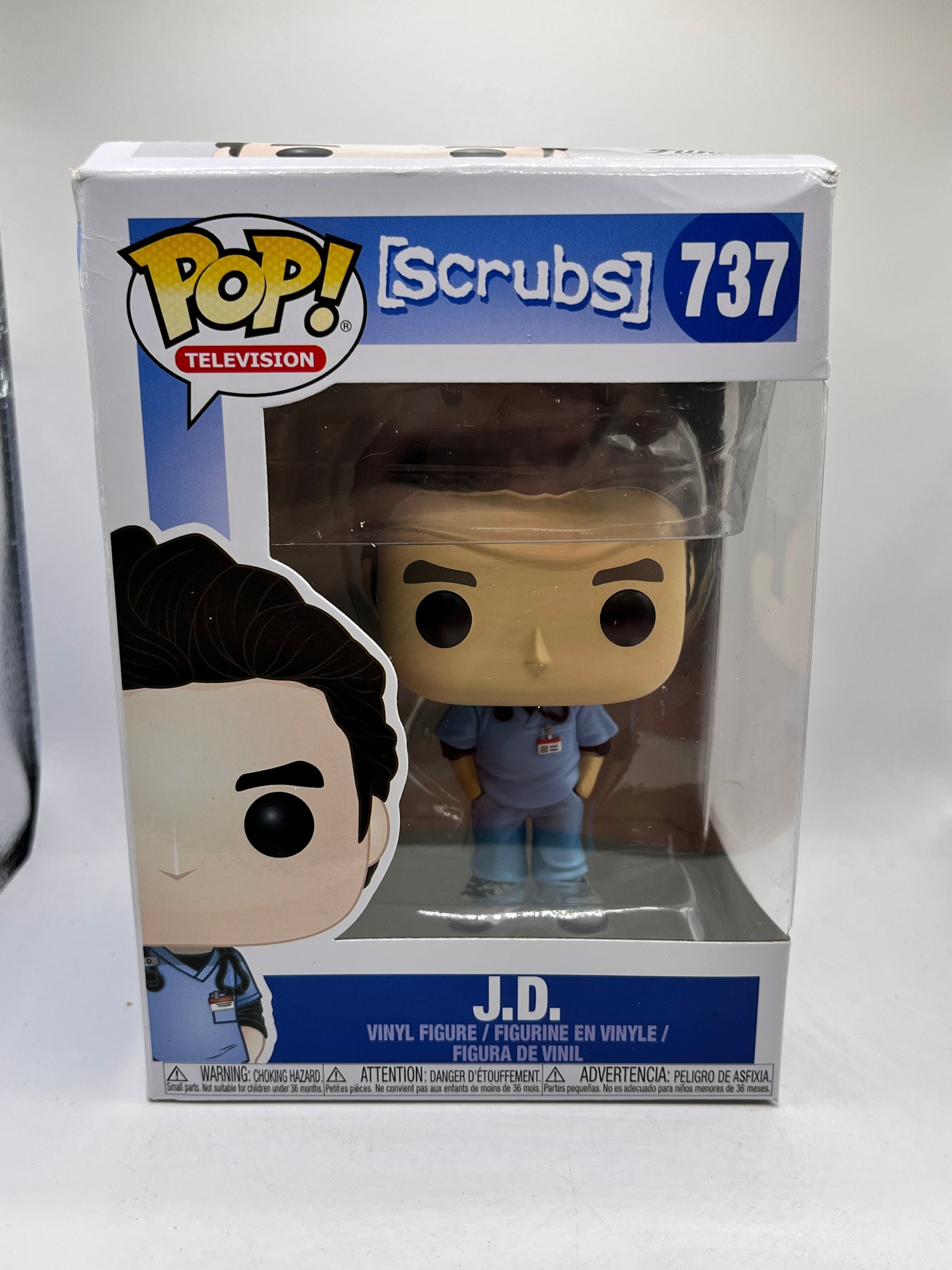 Funko POP! Television [Scrubs] - J.D. #737 - Vinyl Collectable FRENLY BRICKS - Open 7 Days