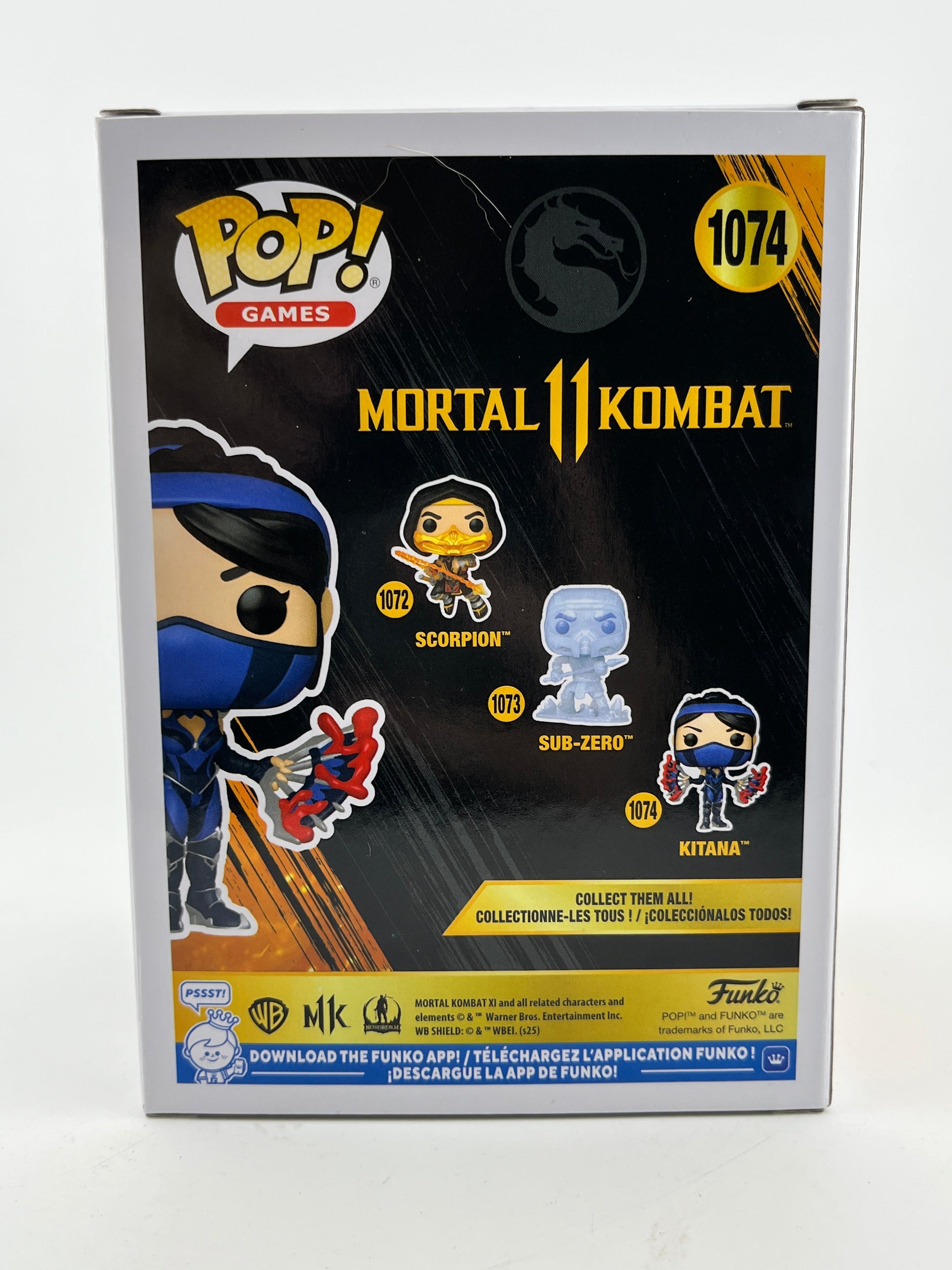 Funko POP! Games Mortal Kombat 11 - Kitana #1074 - Vinyl Collectable FRENLY BRICKS - Open 7 Days
