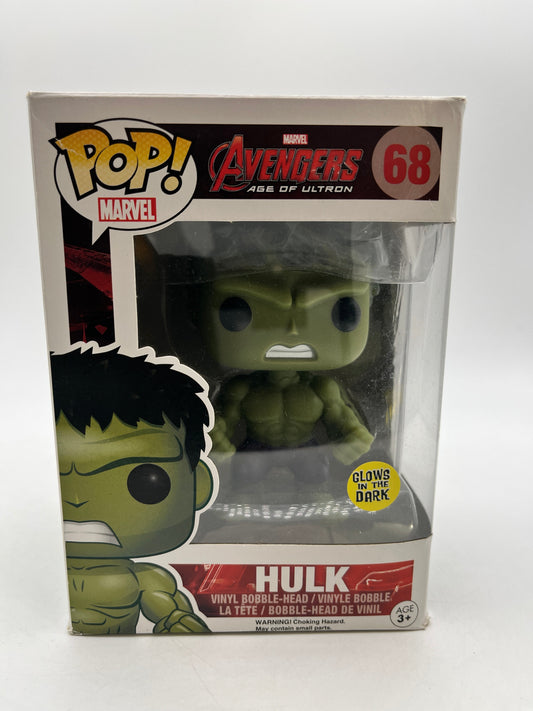 Funko POP! Marvel Age Of Ultron - Hulk #68 - Glow In the Dark - Vinyl Collectable FRENLY BRICKS - Open 7 Days