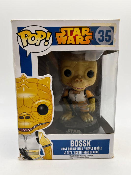 Funko POP! Star Wars Bossk #35 - Vinyl Collectable *Box Damage* FRENLY BRICKS - Open 7 Days
