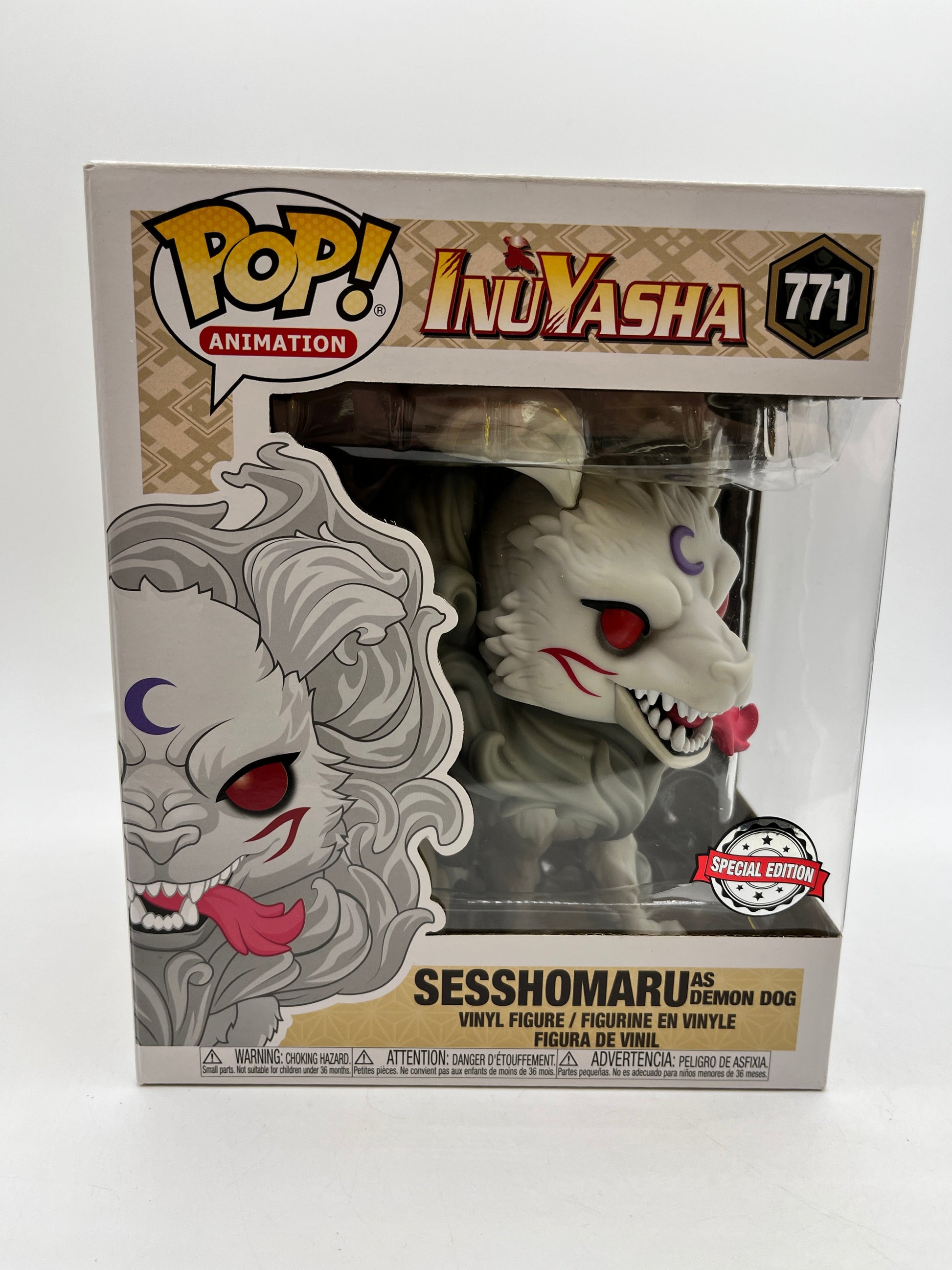 Funko POP! Animation InuYasha Sesshomaru as Demon Dog #771 - Special Edition FRENLY BRICKS - Open 7 Days