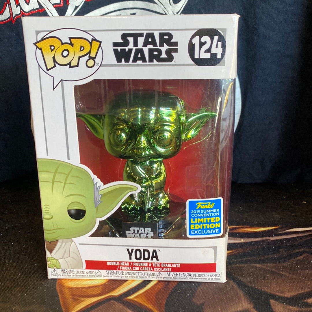 Funko POP! Yoda #124 2019 Limited - FRENLY BRICKS - Open 7 Days