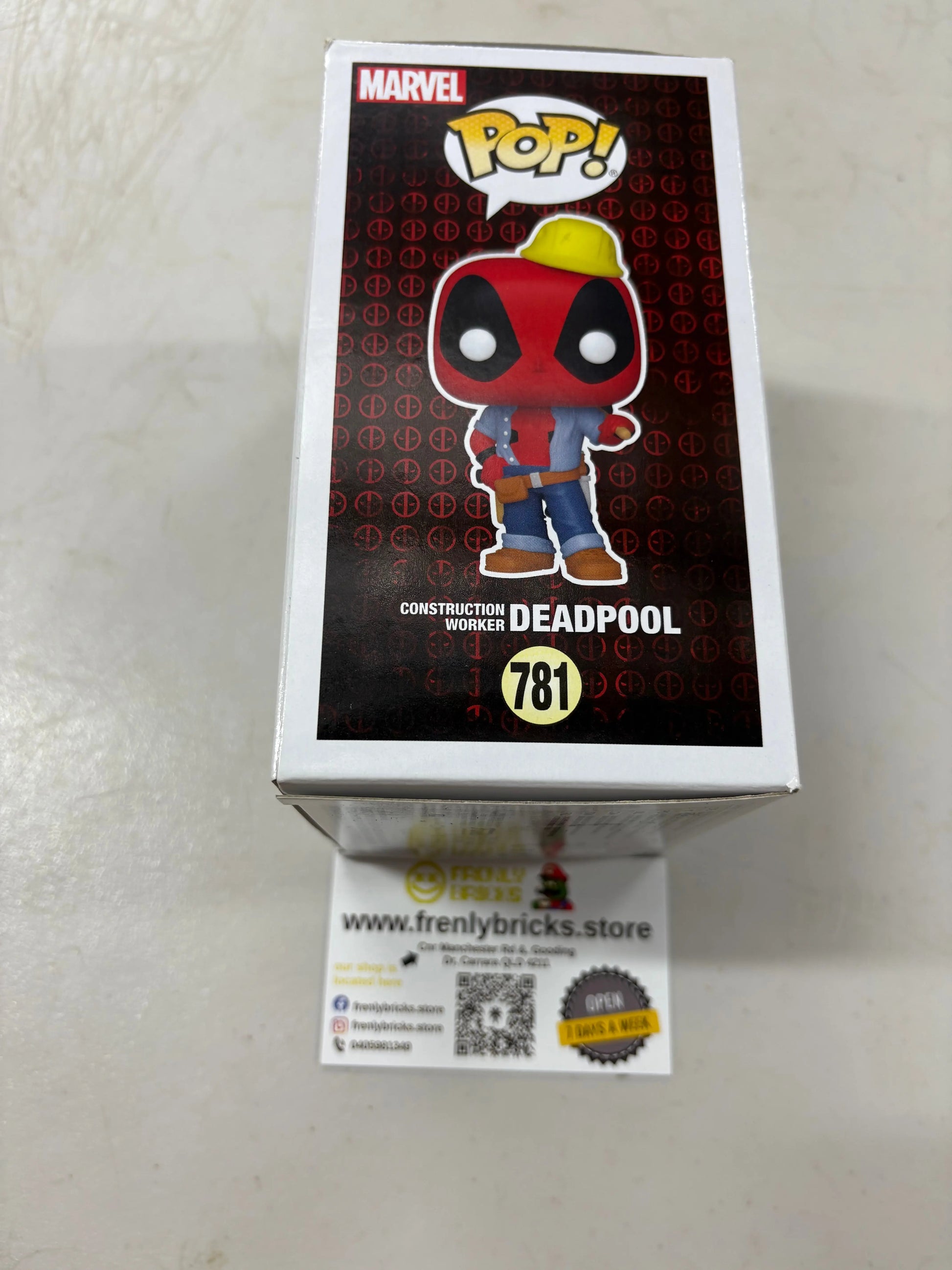 Funko Pop Vinyl #781 DeadPool Marvel FRENLY BRICKS - Open 7 Days