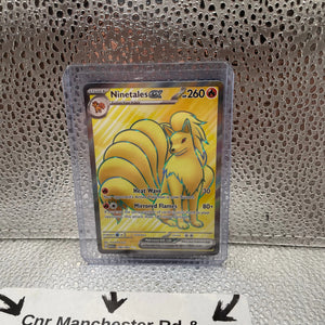 Ninetales EX Full Art 186/165 Pokémon TCG Secret Rare Raw Card FRENLY BRICKS - Open 7 Days