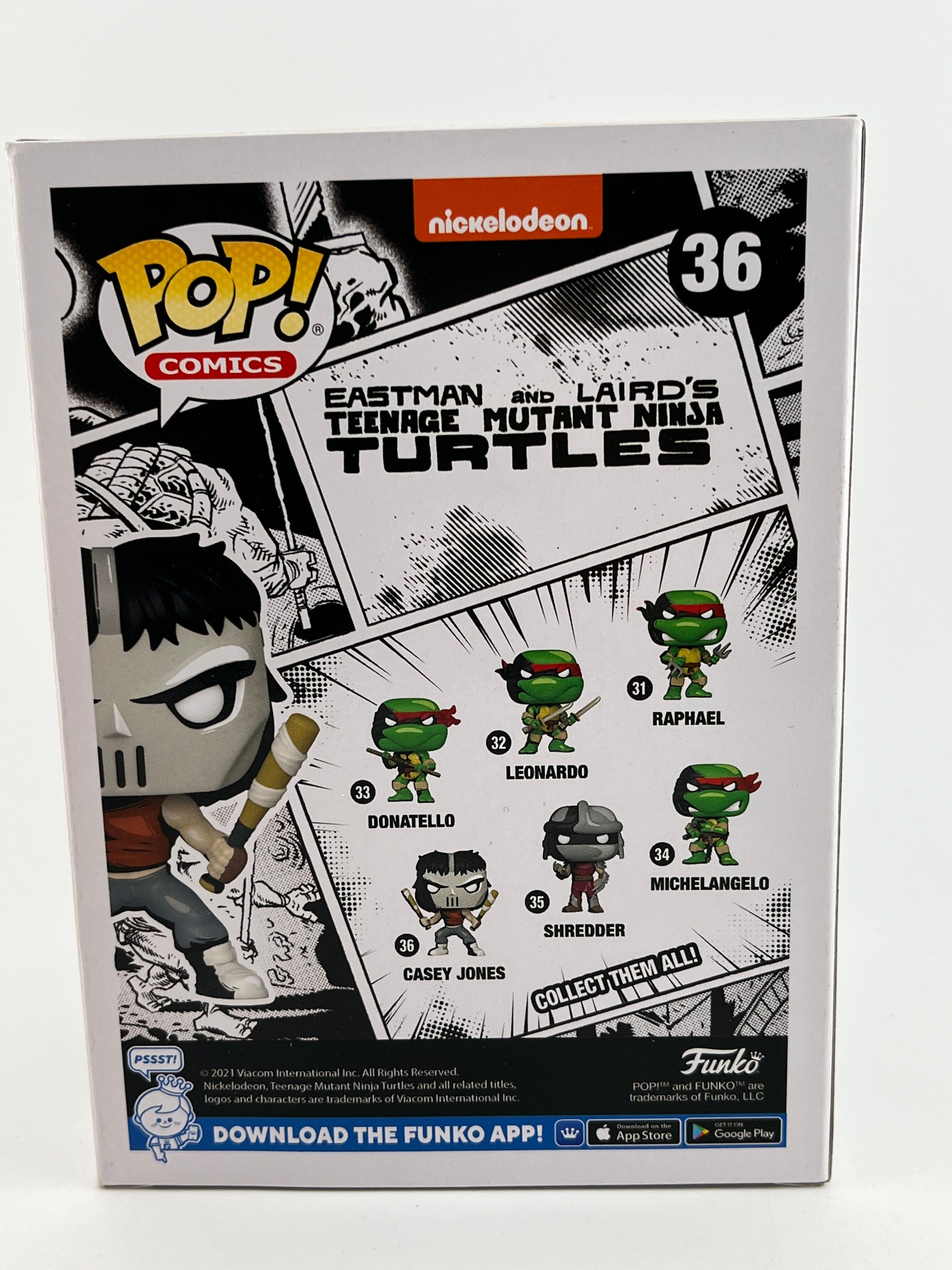 Funko POP! Comics Eastman and Lairds TMNT - Casey Jones #36 - Special Edition FRENLY BRICKS - Open 7 Days