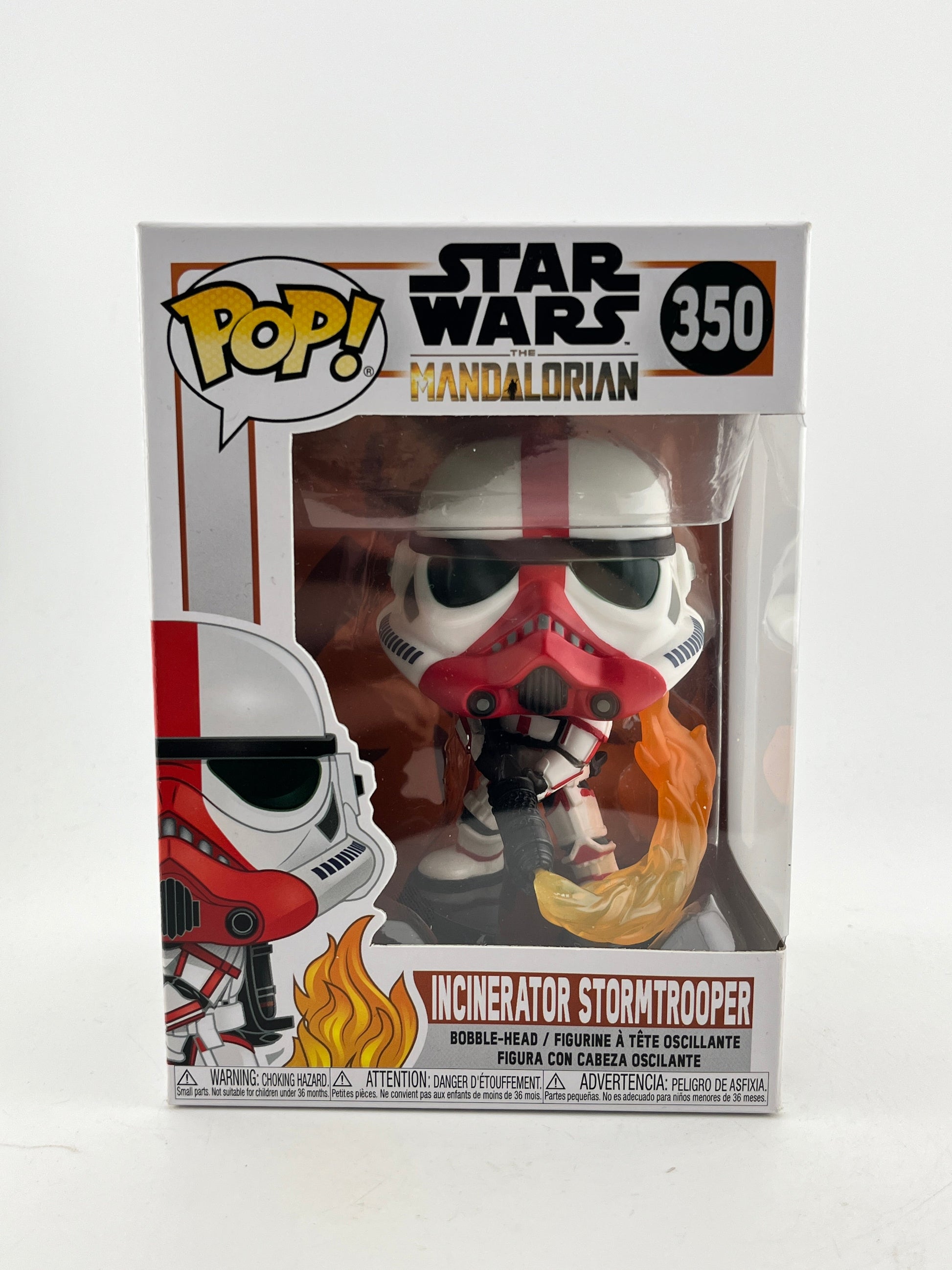 Funko POP! The Mandalorin- Incinerator Stormtrooper #350 - Vinyl Collectable FRENLY BRICKS - Open 7 Days