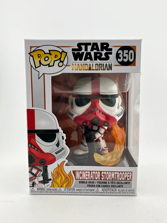 Funko POP! The Mandalorin- Incinerator Stormtrooper #350 - Vinyl Collectable FRENLY BRICKS - Open 7 Days
