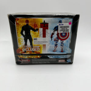 Captain America & Red Skull Action figure Marvel Legends concept art FRENLY BRICKS - Open 7 Days